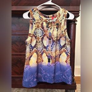Multicolor Sleeveless Blouse